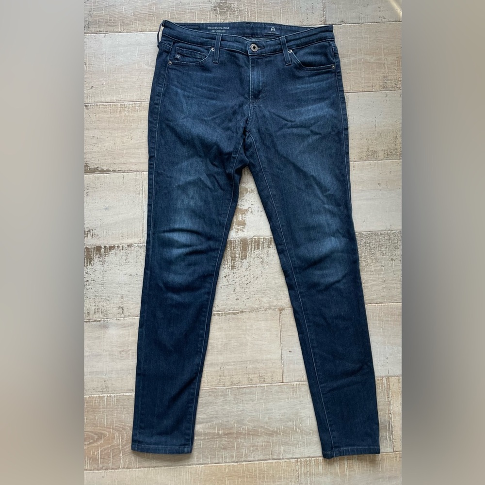 AG Adriano Goldschmied Size 27R Denim Jeans The Legging Ankle Super Skinny